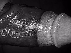 Oiled Horny Guy Masturbating Heavy Black Hawkshaw While Moaning gay porn star asia