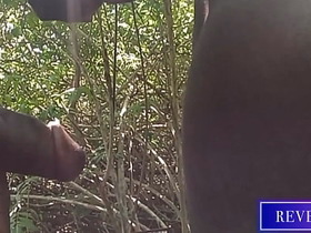 RevealMe  BLACK joyous COUPLE FOREST FUCKFEST: WILD COCK-STROKING & ANAL ADVENTURE hot lad joyous porn