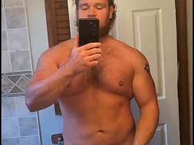 Muscular Man Big Dick Flexes And Blasts Off On The Mirror, Oops. RED TEASER VIDEO careless porn sex hot