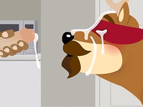 Reindeer new year 3 handsome elated hot porn