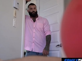 FamilyTwink - Happy Valentine's Day with My Bear Step Daddy korean gay military porn