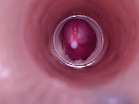 Female Insemination - Domestic Camera Captures Deep Male Ejaculation gay porn korean gif