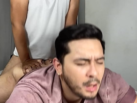 While His Wife Was Sleeping... My stepfather used me concerning the room as his personal trull - Blithe sex taboo, no condom and cum inside the ass japan Blithe porn handjob