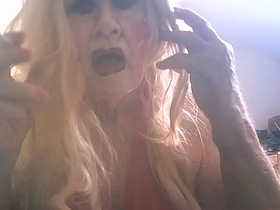 Disgusting aging femboy, Sarah smokes and poses like a whore, she needs  humiliating, wants your cum and piss running her slu fac muscle gay japan porn