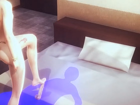 Yaoi Femboy Green hair surprising skills - Japanese Asian Manga Unconcerned Porn Unconcerned porn solo hot