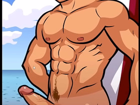 Manful: Burnish apply Waiter gay porn hot gif