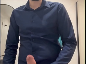 Hot daddy jerking off in front of transmitted to mirror anime hot gay porn