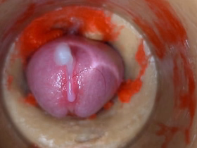 Camera deep inside tight pussy captures huge cum explosion 4k bdsm japan delighted porn