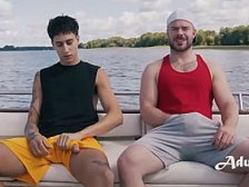 Best Buds Bust Nuts Draw up on Boat - Straight to GAY! indonesian daddy elated porn