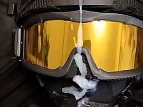 Tactical boy gets cumshot helter-skelter the face. Who's next? japan gay date porn