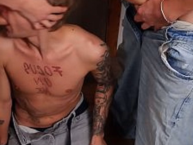 No62 Two Guys With respect to Big Dicks Think the world of a Twink's Tight Asshole hot six pack gay porn