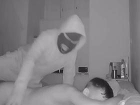 Part 1 - FREE: Masked intruder caught, punished and shamefaced by amateur twink porn hot gay corporeality