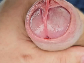 Lashings of Precum while edging my unique cock china crossdresser joyous porn