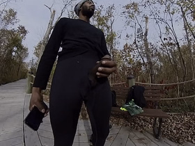 More risky public jerkoff qualification hot friend unconcerned porn