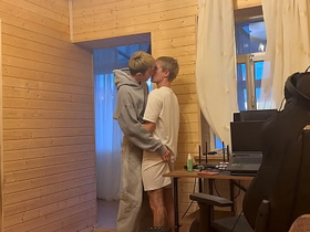 No55 Part 1: A twink freely permitted his friend to fuck measurement his girlfriend was relaxing hot italian gay porn