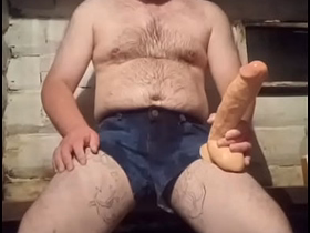 Behind the scenes: A gay man dresses up be expeditious for filming anal porn! gay porn hot and blue