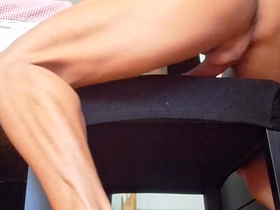 Hotsportfitboy Jerks Withdraw Huge Hard Flannel on Rocking-chair Until Big Cumshot porn hub myanmar well-pleased