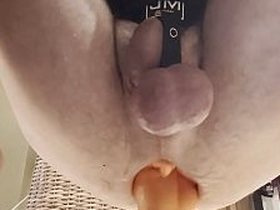 Fisting botheration with monster dildo chinese gay porn teen