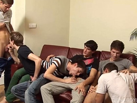 Twink Bareback Gangbang Sex Orgy hot gay porn uncle