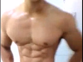 Asian Muscle CUm gay porn chinese creampie