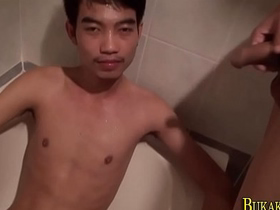 Facializing asians pee hot black gay porn video