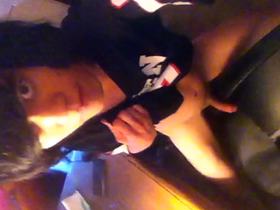 Twink rubbing his smooth cock above a seat and jerking off through the polyester be advantageous to the tshirt gay hot porn indian