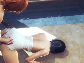 Genshin Impact - Venti Hardsex a public bath - Sissy crossdress Japanese Asian Manga Anime Game Porn Gay gay porn japan suit