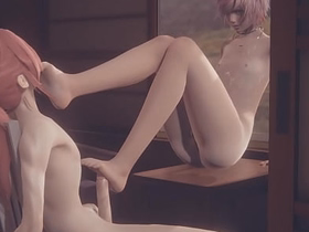 Yaoi Femboy - Fer Hardsex with creampie in his mouth and his ass twice - Sissy crossdress Japanese Asian Manga Anime Game Porn Gay hot teacher porn gay