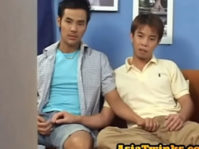 Japanese twink dick blowing before bareback doggy sex hot indain gay porn