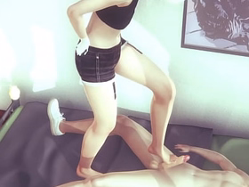 Yaoi Femboy - Alan is a naugthy cat boy plays adjacent to his limbs and feet - Japanese asian manga anime 3D milksop gay porn chinese gay porn solo